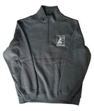 Little Longears Miniature Donkey Rescue - Men's Sport Tek 1/4" zip Sweatshirt - Grey